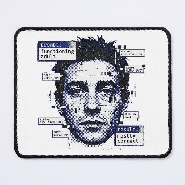 Item preview, Human Funny Existential Tech Humor designed and sold by Pinghaksh.