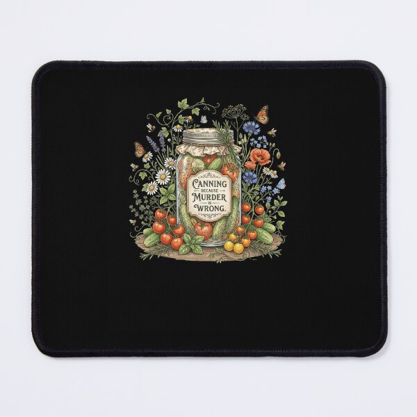 Item preview, Canning Because Murder Is Wrong Funny Preserving designed and sold by snowry.