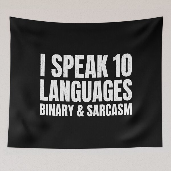 Item preview, Binary & Sarcasm designed and sold by aipolohu.