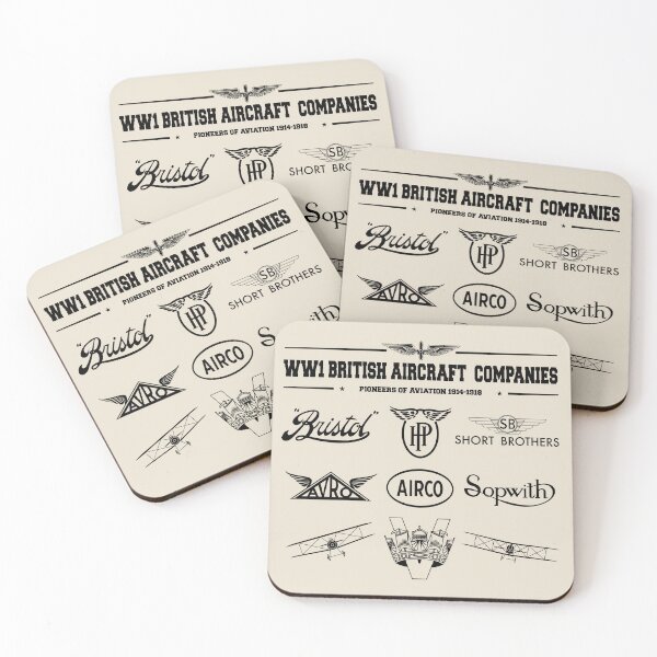 Item preview, WW1 British Aircraft Companies WW1 British Aircraft Companies Aviation Logo Collection 1914 1918 1914 1918 designed and sold by MilitaryMart.