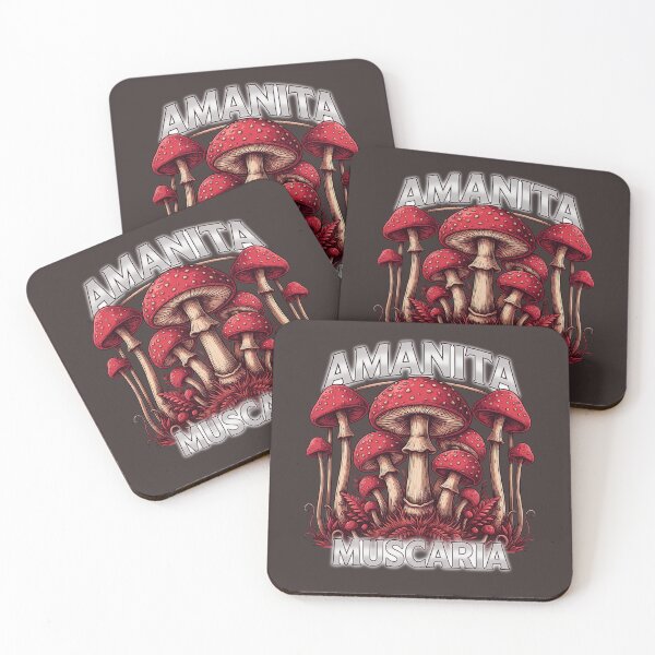 Item preview,  Amanita Muscaria Collection | Mystical Mushroom Art  designed and sold by Hadamah.