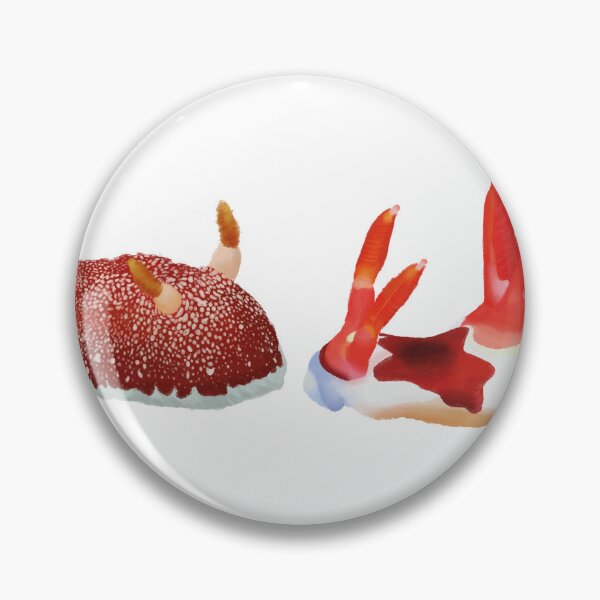 Item preview, Nudibranch duo - red sea slug designed and sold by Poulpimousse.