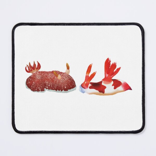 Item preview, Nudibranch duo - red sea slug designed and sold by Poulpimousse.