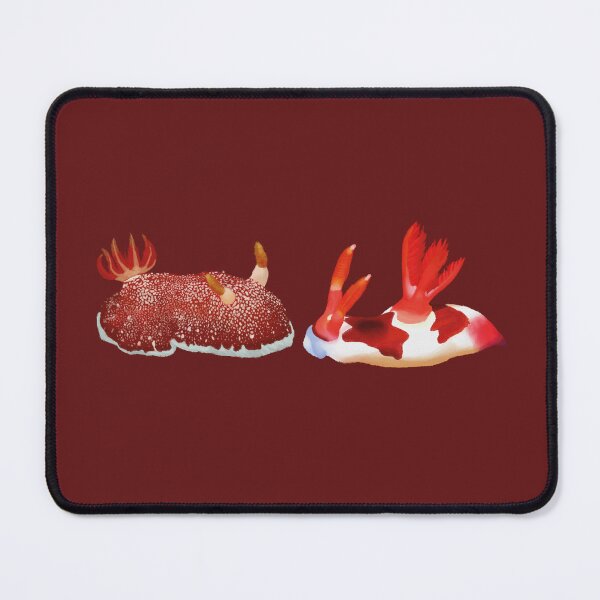 Item preview, Nudibranch duo - red sea slug designed and sold by Poulpimousse.