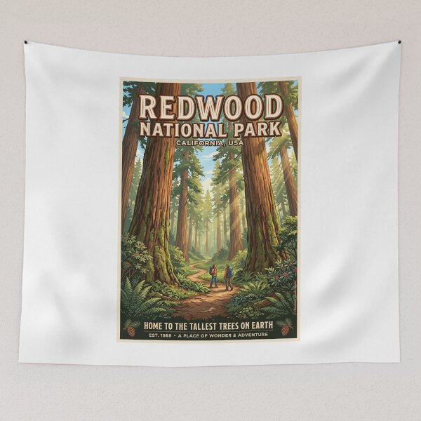 Item preview, Visit Redwood National Park designed and sold by Theodor Decker.