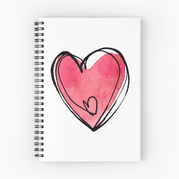 Item preview, Pink Watercolor Heart designed and sold by Ink & Silence by Loraaart.
