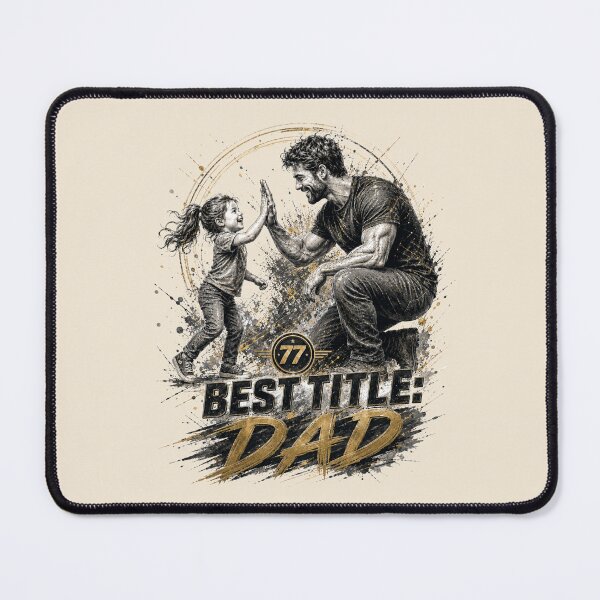 Item preview, Best Title Dad - Father Daughter High Five Design designed and sold by BlackSector77.