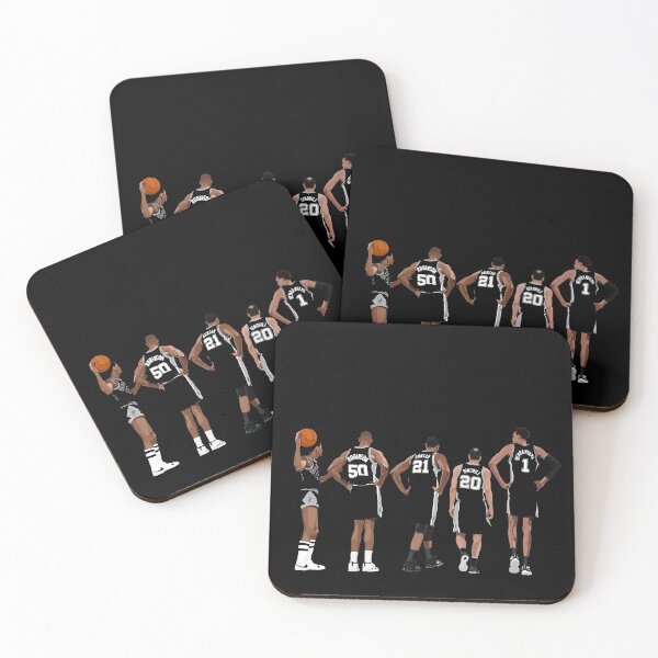 Item preview, Spurs Legends - Starting Five designed and sold by dbl-drbbl.