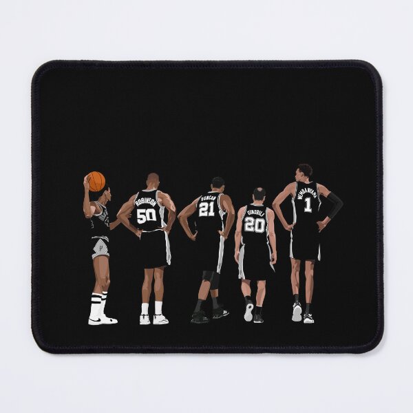 Item preview, Spurs Legends - Starting Five designed and sold by dbl-drbbl.