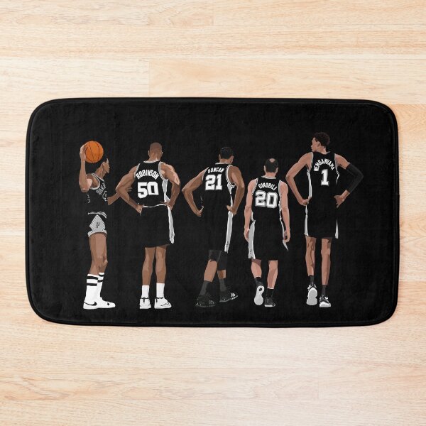 Item preview, Spurs Legends - Starting Five designed and sold by dbl-drbbl.