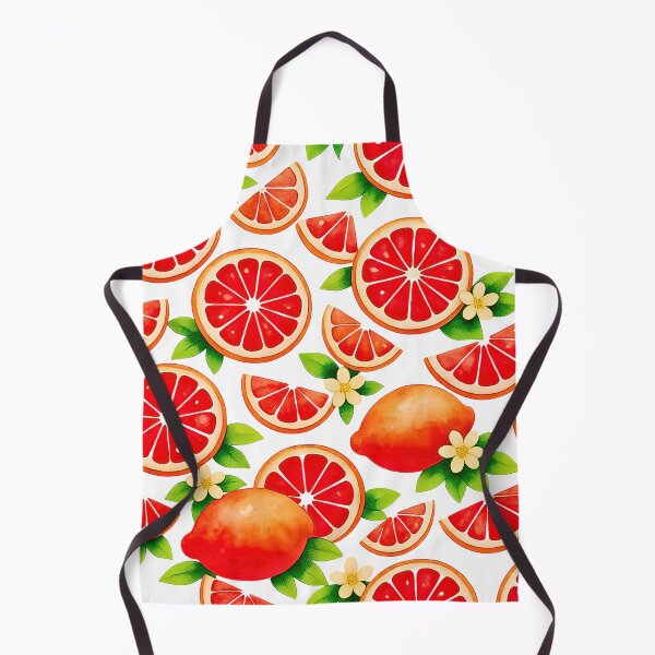 Item preview, Grapefruit Watercolor Citrus Luxury All Over Pattern designed and sold by TrinovaCreates.