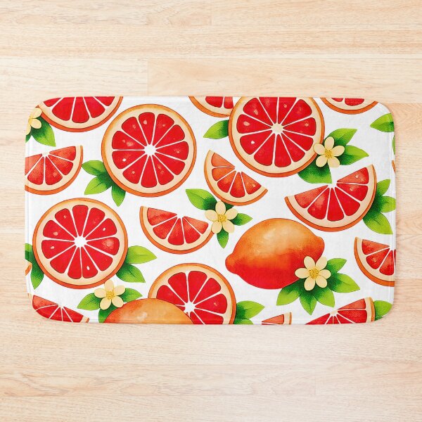 Item preview, Grapefruit Watercolor Citrus Luxury All Over Pattern designed and sold by TrinovaCreates.