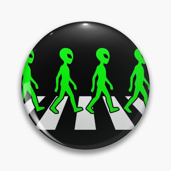 Item preview, Retro Alien Crosswalk Parody Graphic Tee designed and sold by TeNovaStudio.