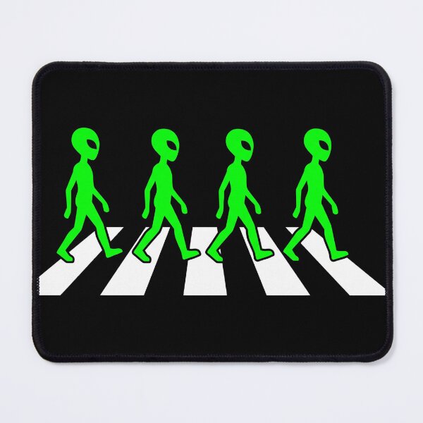 Item preview, Retro Alien Crosswalk Parody Graphic Tee designed and sold by TeNovaStudio.