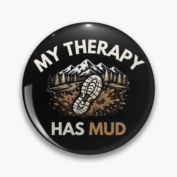 Item preview, My Therapy Has Mud | Trail Running Mountain Running Outdoor Adventure T-Shirt designed and sold by The Hairy Melon.
