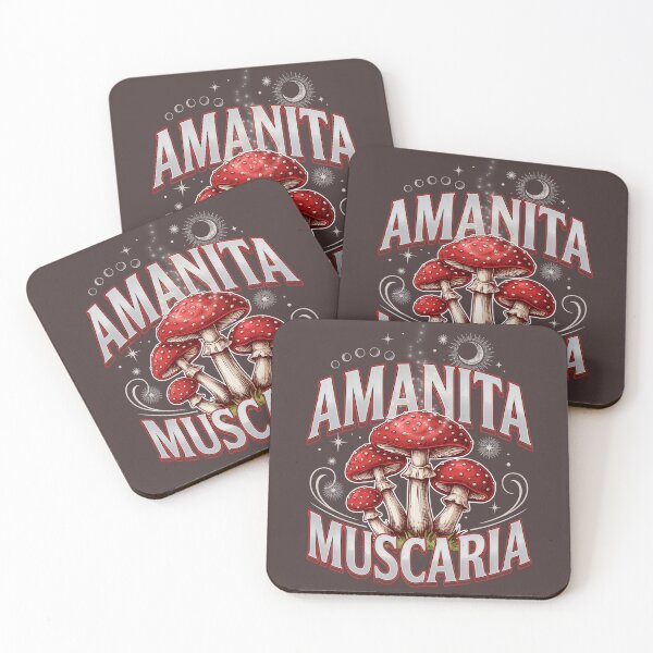Item preview, Amanita Muscaria Collection | Mystical Mushroom Art  designed and sold by Hadamah.