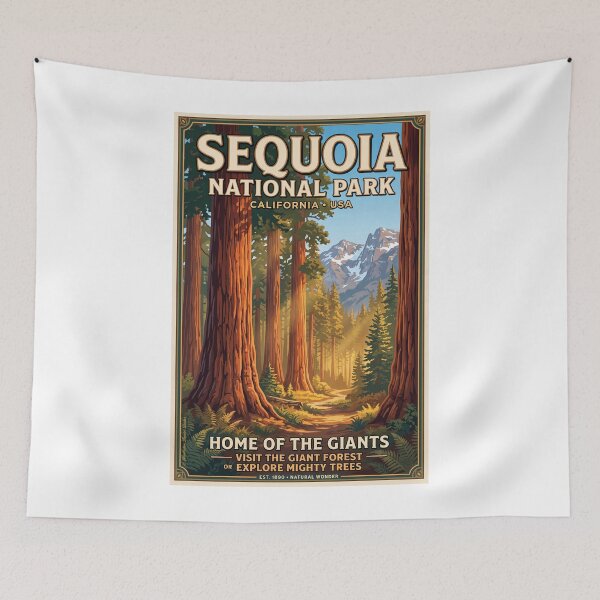 Item preview, Visit Sequoia National Park designed and sold by Theodor Decker.