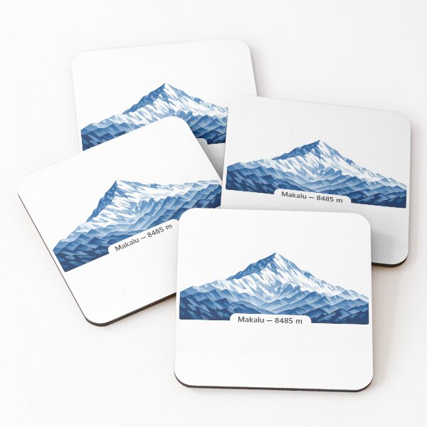 Item preview, Makalu 8463 m – Minimalist Himalayan Mountain Sticker designed and sold by Gabe1983.