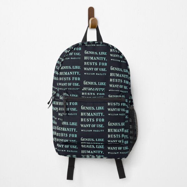 Item preview, William Hazlitt quote: Genius, like humanity, rusts for want of use. designed and sold by artbleed.