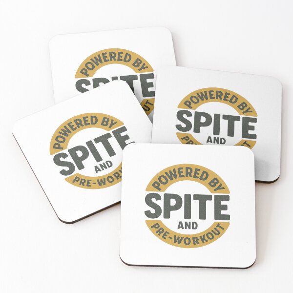 Item preview, Powered By Spite And Pre-Workout Tee designed and sold by RhapsodyVariety.