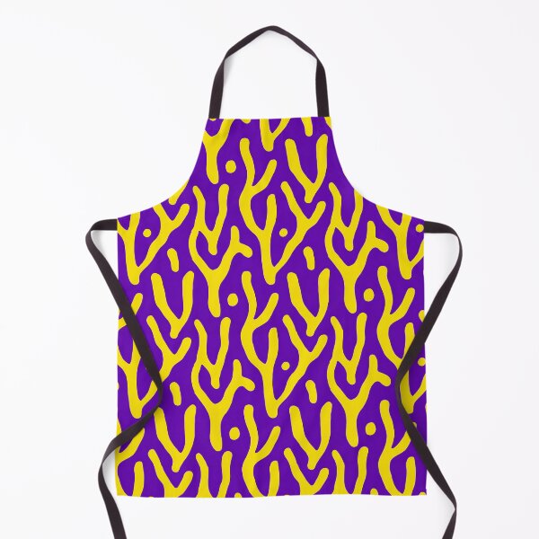 Item preview, Bold Yellow And Purple Branching Organic Pattern designed and sold by igraphixart.