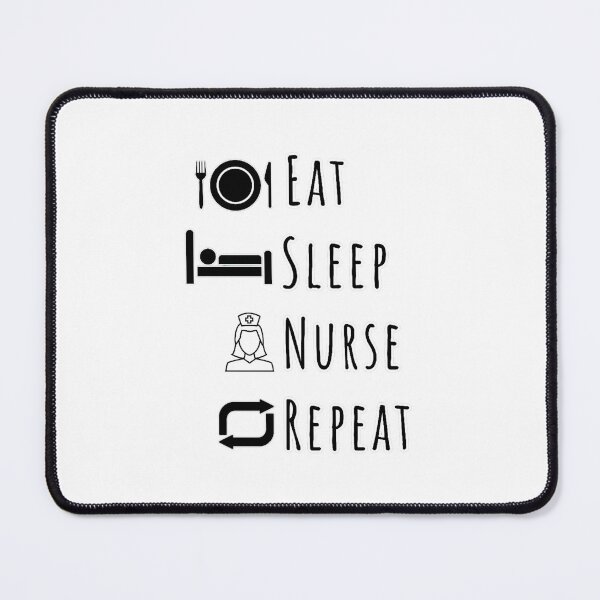 Item preview, Eat, Sleep, Nurse, Repeat designed and sold by DixieGirlStudio.