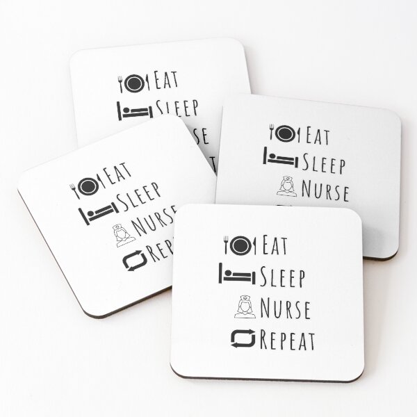 Item preview, Eat, Sleep, Nurse, Repeat designed and sold by DixieGirlStudio.