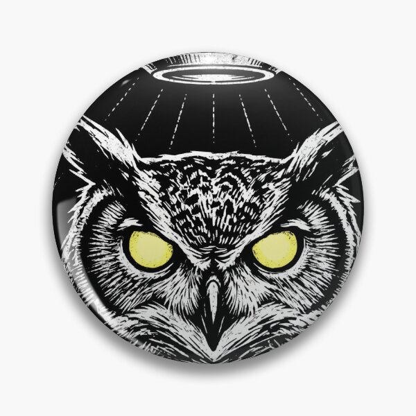 Item preview, Mystic Owl UFO Alien Abduction Art designed and sold by TeNovaStudio.