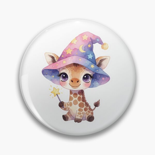 Item preview, Wizard Giraffe | Cute Magical Fantasy Animal designed and sold by AillustriaAK.
