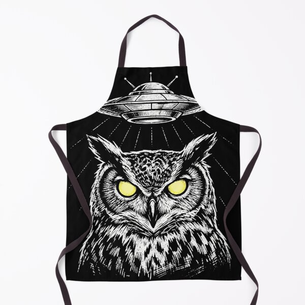 Item preview, Mystic Owl UFO Alien Abduction Art designed and sold by TeNovaStudio.