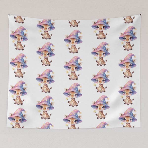 Item preview, Wizard Giraffe | Cute Magical Fantasy Animal designed and sold by AillustriaAK.