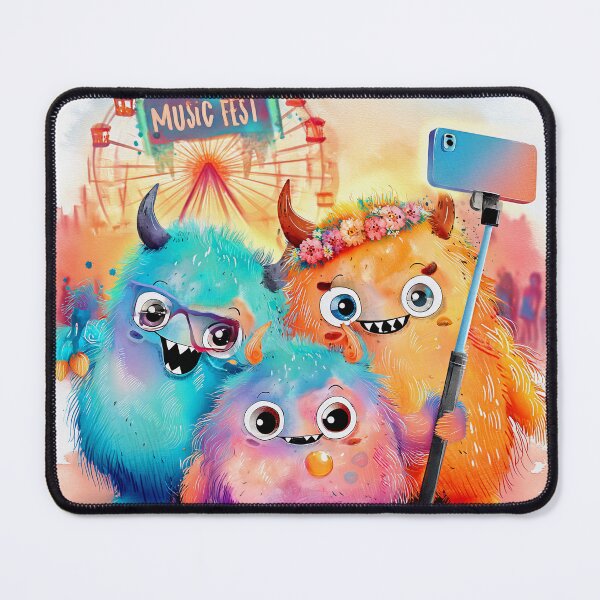 Item preview, Monster Festival Selfie – Silly Group Photo designed and sold by OopsIDrewIt.