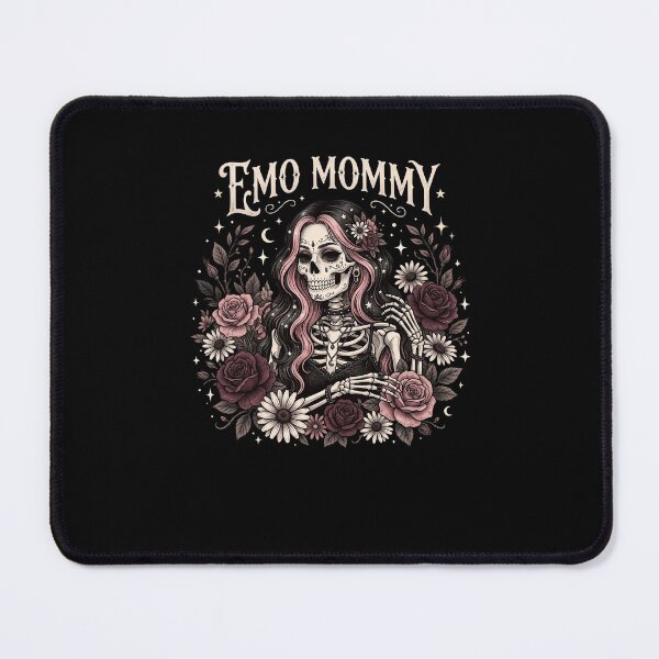 Item preview, EMO MOMMY Skull Floral Goth Mother Design designed and sold by snowry.