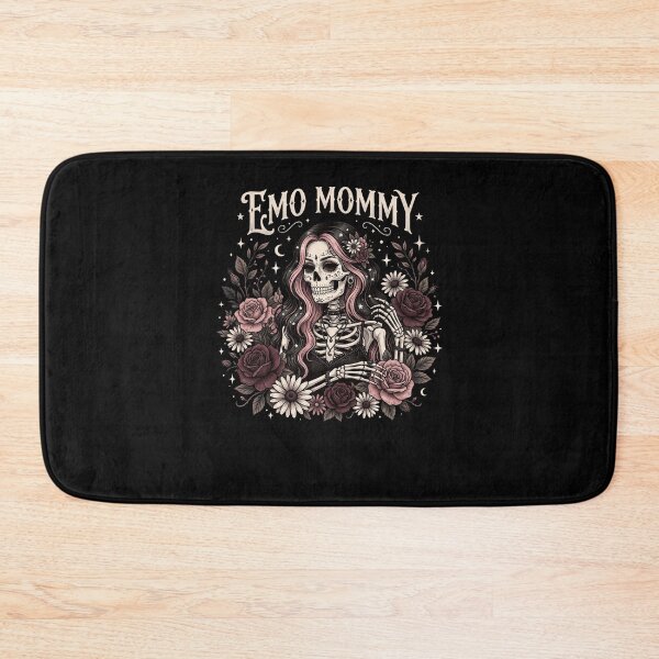 Item preview, EMO MOMMY Skull Floral Goth Mother Design designed and sold by snowry.