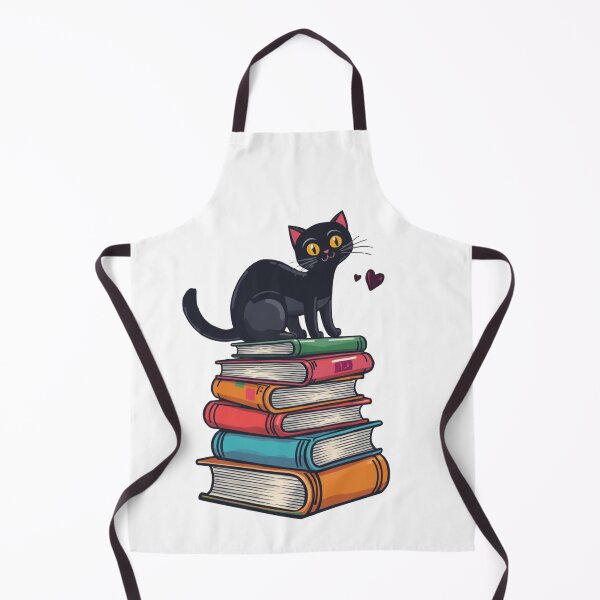 Item preview, Cat on Colorful Books Stack designed and sold by aminomen.
