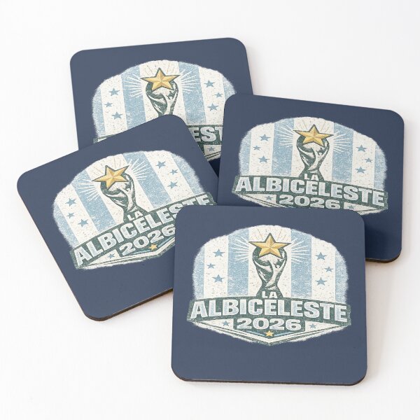 Item preview, La Albiceleste 2026 Vintage Retro Football Champion T-Shirt designed and sold by ArthUpscale.