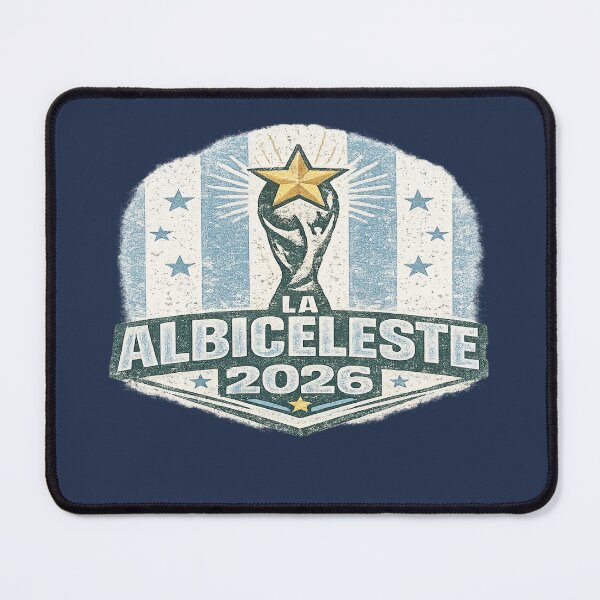 Item preview, La Albiceleste 2026 Vintage Retro Football Champion T-Shirt designed and sold by ArthUpscale.