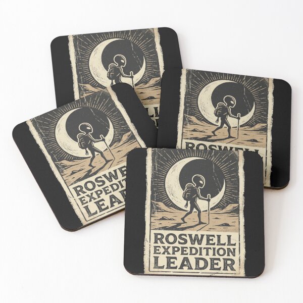 Item preview, Vintage Roswell Expedition Leader Alien Poster designed and sold by TeNovaStudio.