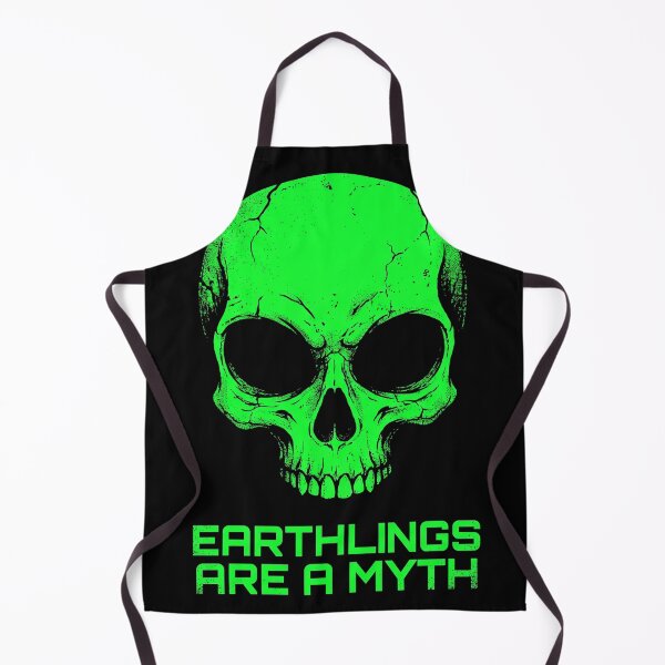 Item preview, Earthlings Are A Myth Alien Skull Shirt designed and sold by TeNovaStudio.