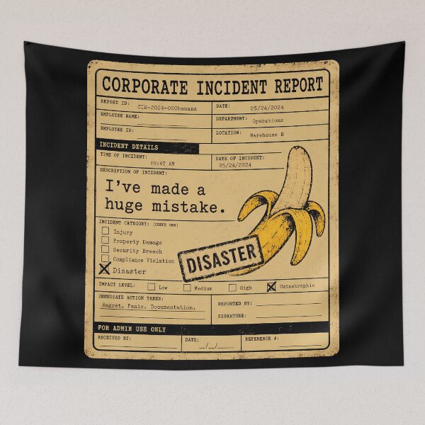 Item preview, Banana Stand Incident Report designed and sold by agearb.