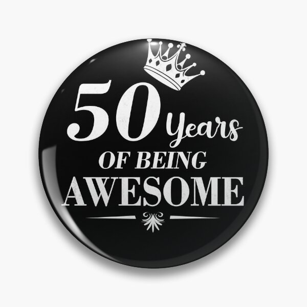 Item preview,  50th Birthday Vintage 50 Years of Being Awesome Retro Gift For Her designed and sold by FernaRoje.
