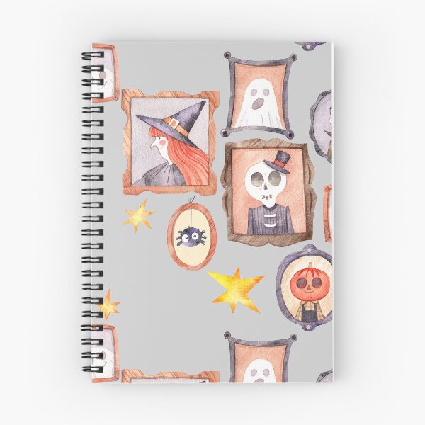 Item preview, Cute Halloween Portrait Frames Watercolor Set designed and sold by SashaZinch.