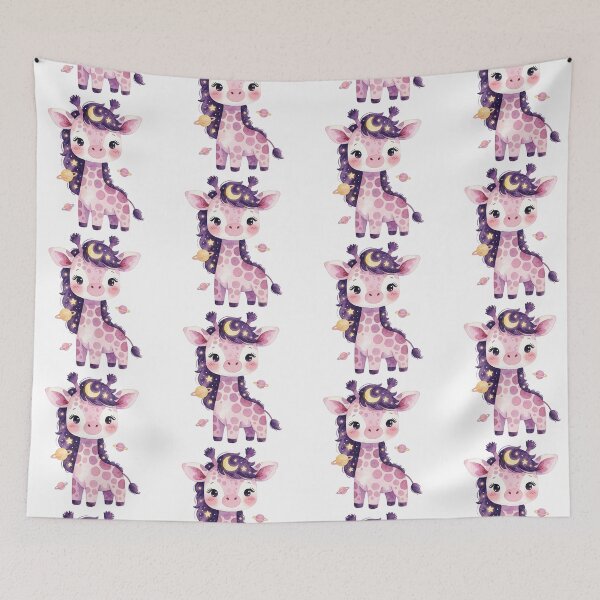 Item preview, Planet Giraffe | Cute Cosmic Fantasy Animal designed and sold by AillustriaAK.