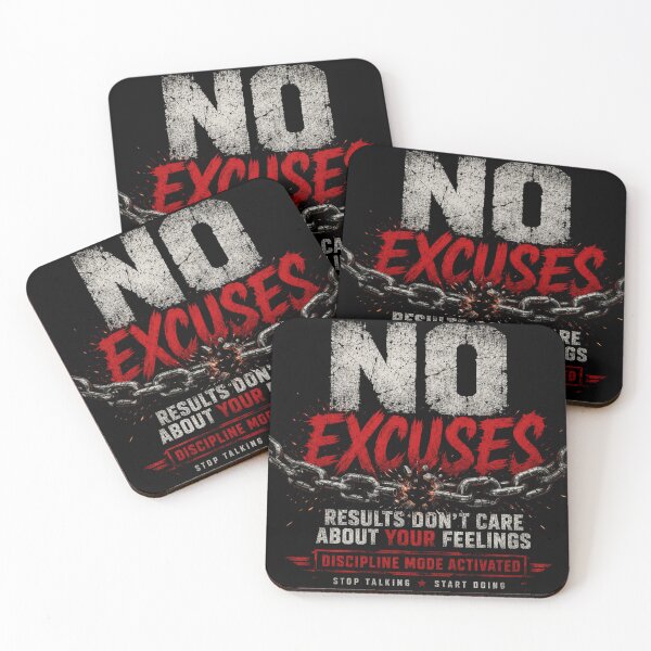 Item preview, NO EXCUSES | DISCIPLINE MODE ACTIVATED WOMEN'S MOTIVATION T-SHIRT designed and sold by LowBatteryStudio ⭐.