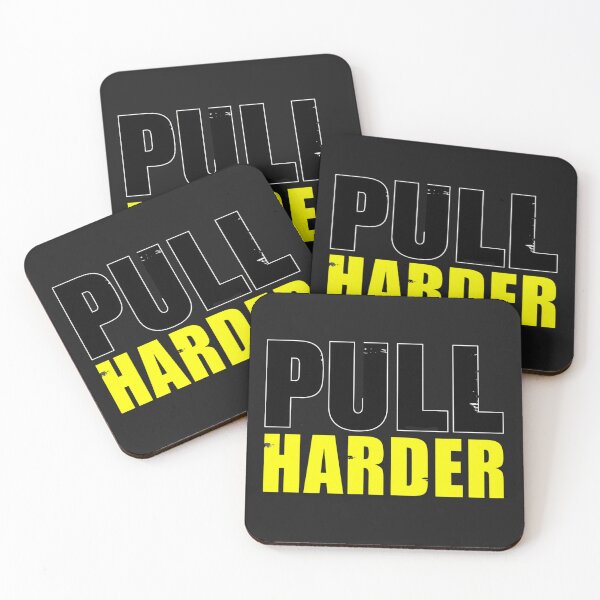 Item preview, Copy of PULL HARDER – Retro Grunge Barbell Gym Motivation designed and sold by Sparkofart07.
