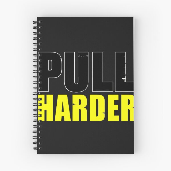 Item preview, Copy of PULL HARDER – Retro Grunge Barbell Gym Motivation designed and sold by Sparkofart07.