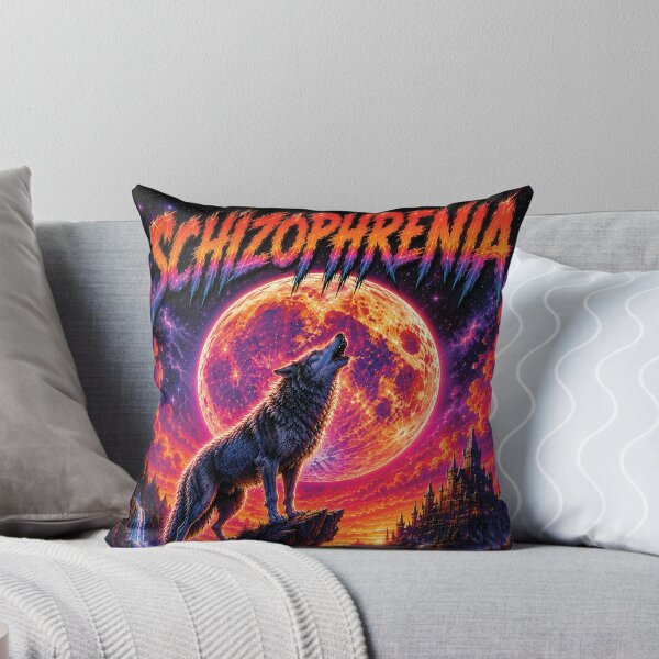 Item preview, Schizophrenia Wolf – Cosmic Cringe Fantasy Art designed and sold by Cosmic-Cringe.