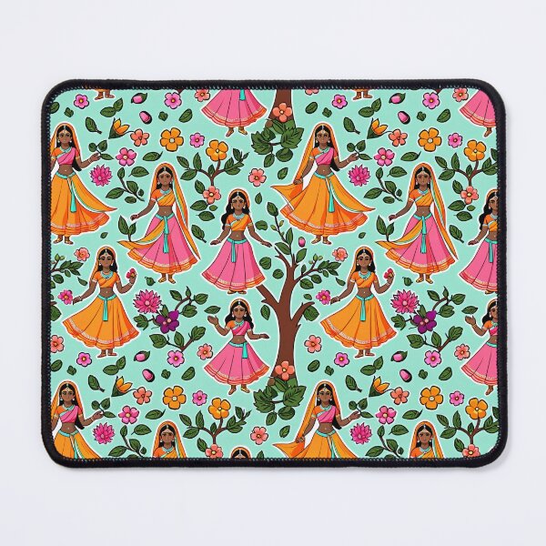 Item preview, Vrindavan Gopis Raas Leela Pattern Art designed and sold by krazzyremo.