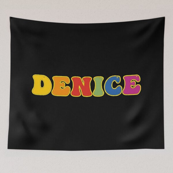 Item preview, ❤️ Denice Personalized Name Wavy Retro Shirt, Coffee Mug, Sticker Gift designed and sold by HelixPedia.