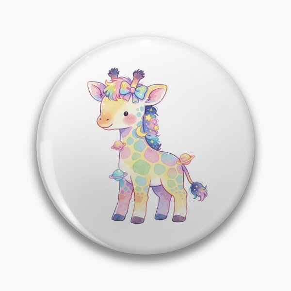 Item preview, Planet Giraffe | Cute Cosmic Fantasy Animal designed and sold by AillustriaAK.